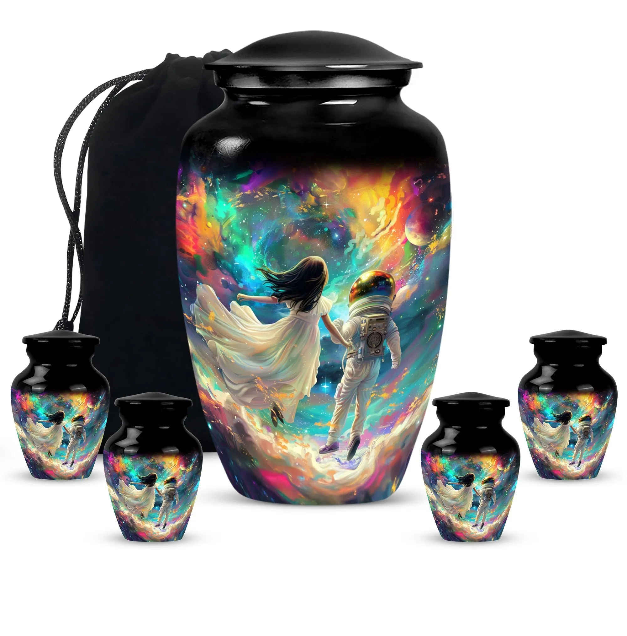 Brother and Sister Cremation Keepsake for Ashes Memorial Urn