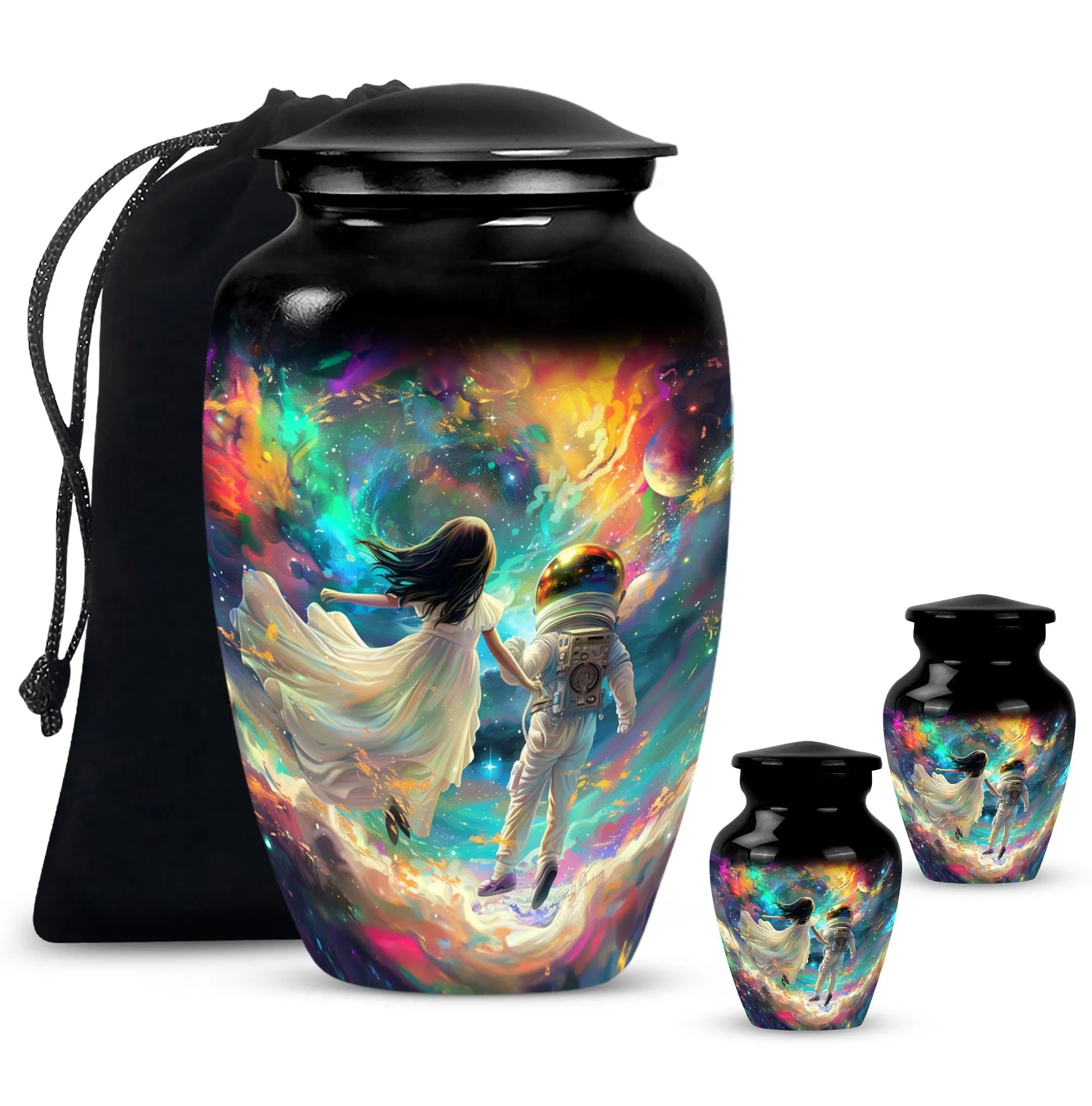 Brother and Sister Cremation Keepsake for Ashes Memorial Urn