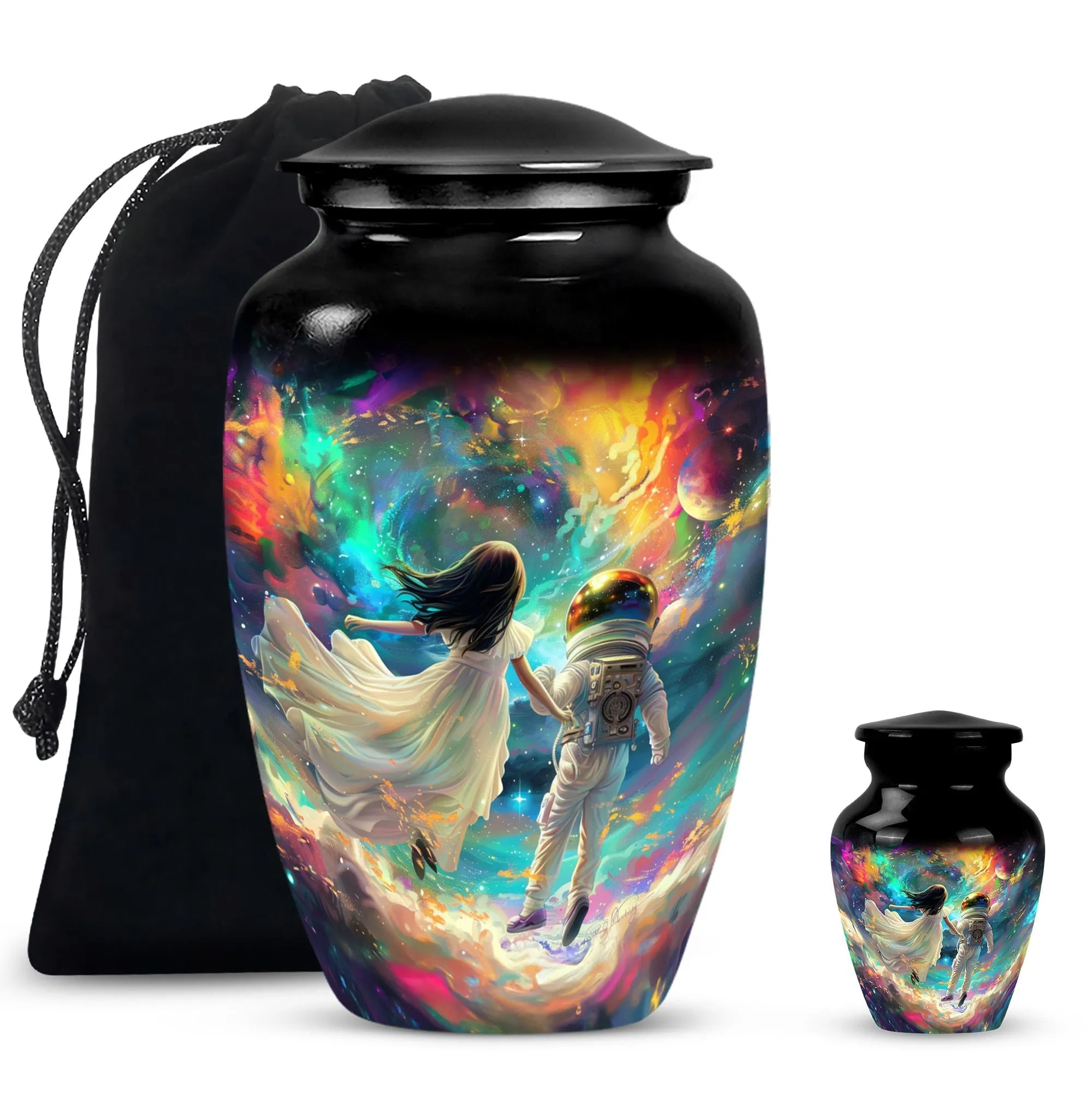 Brother and Sister Cremation Keepsake for Ashes Memorial Urn