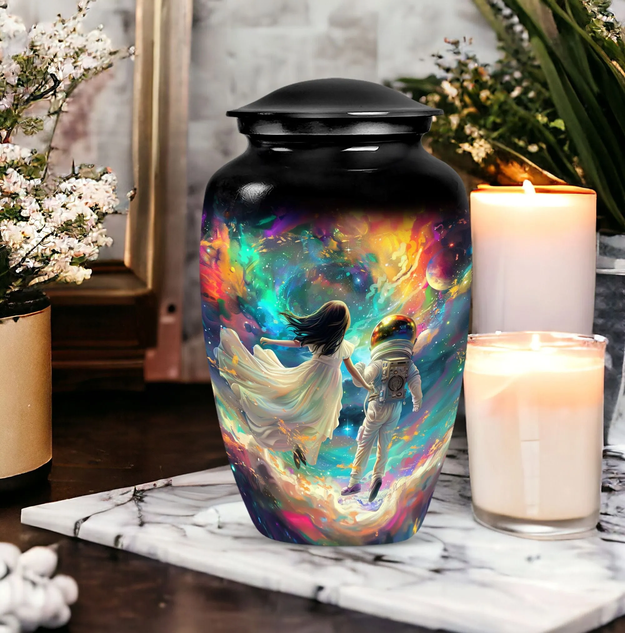 Brother and Sister Cremation Keepsake for Ashes Memorial Urn