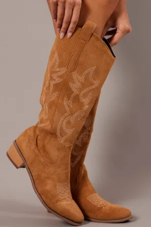 Brown Western Boots