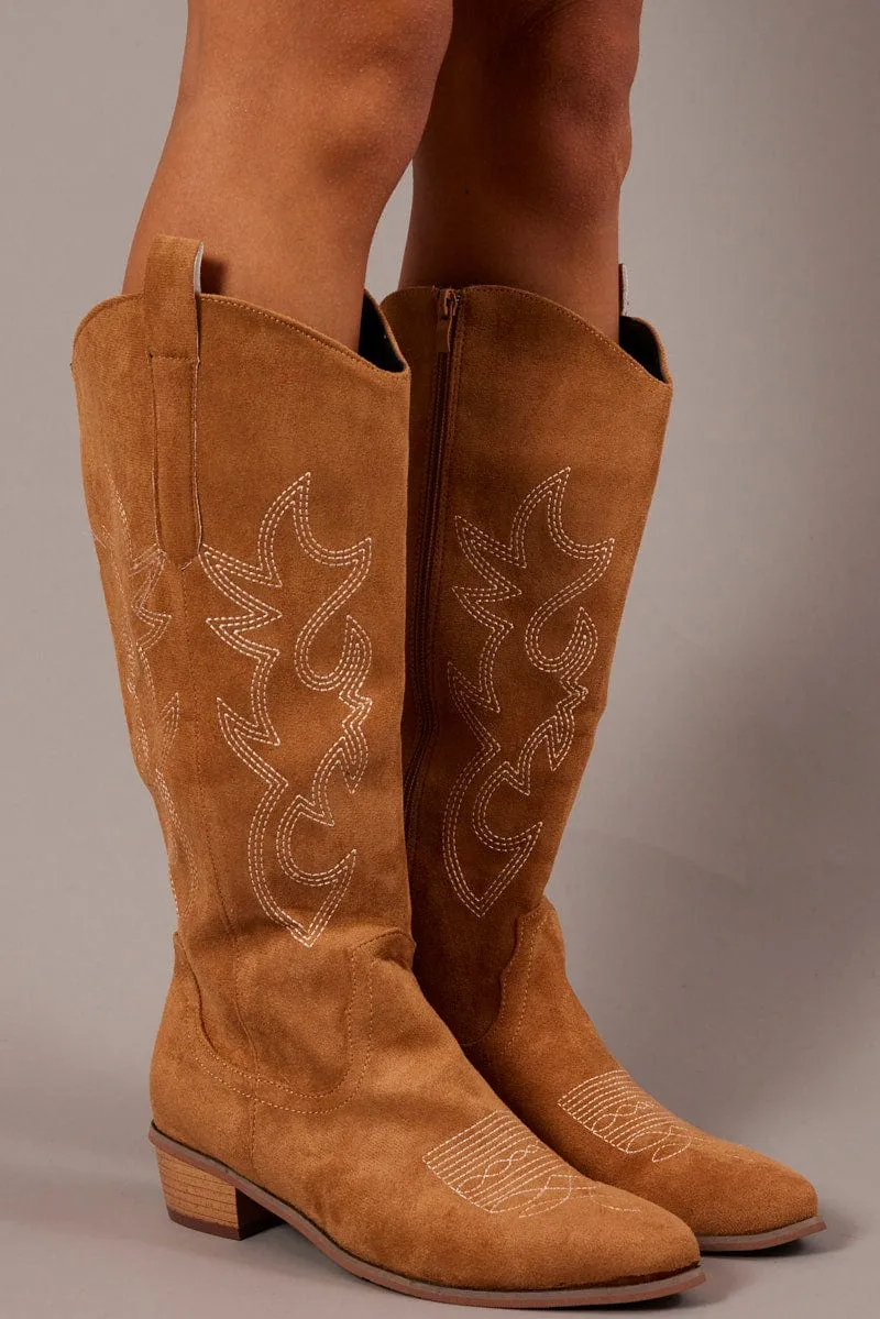 Brown Western Boots