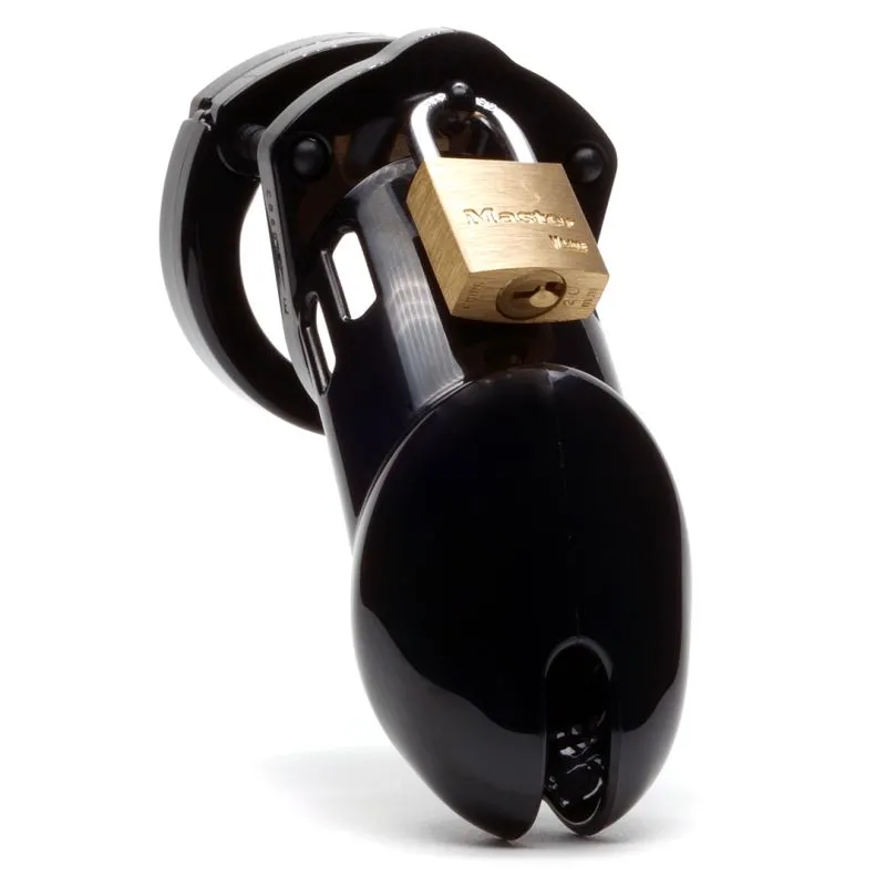 CB-X Cockcage CB-6000 Clear Male Penis Chastity Kit Black