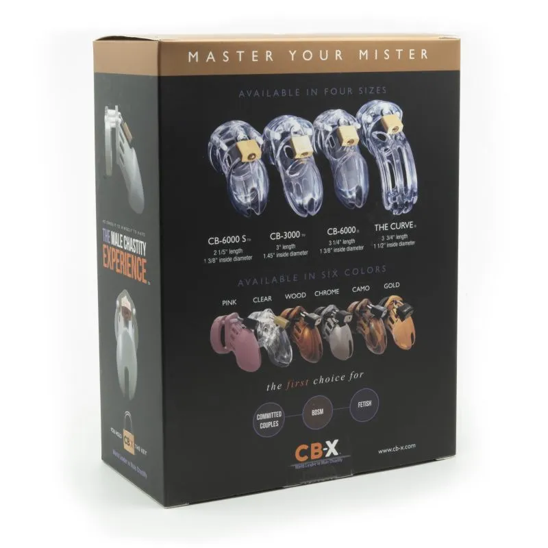 CB-X Cockcage CB-6000 Clear Male Penis Chastity Kit Black