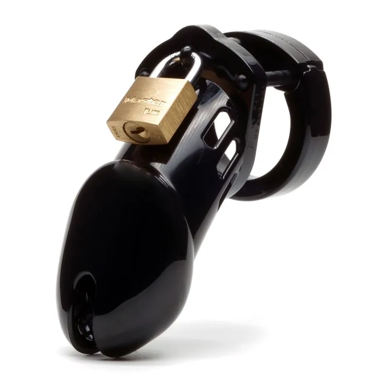 CB-X Cockcage CB-6000 Clear Male Penis Chastity Kit Black