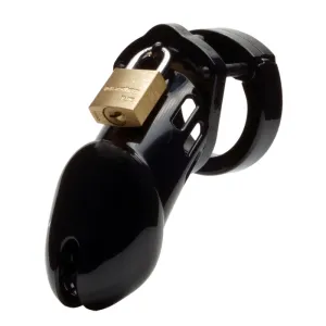 CB-X Cockcage CB-6000 Clear Male Penis Chastity Kit Black