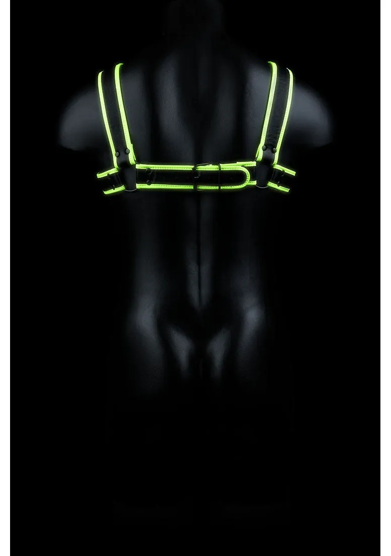 Chest Bulldog Harness - Glow In The Dark