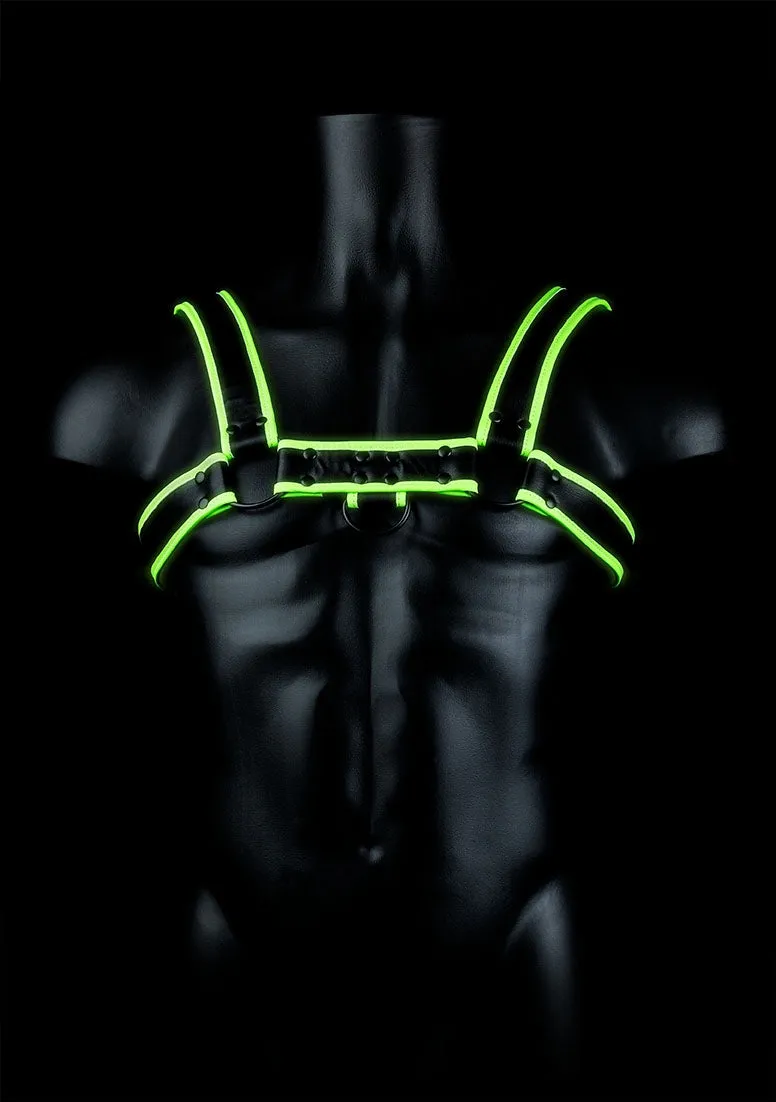 Chest Bulldog Harness - Glow In The Dark