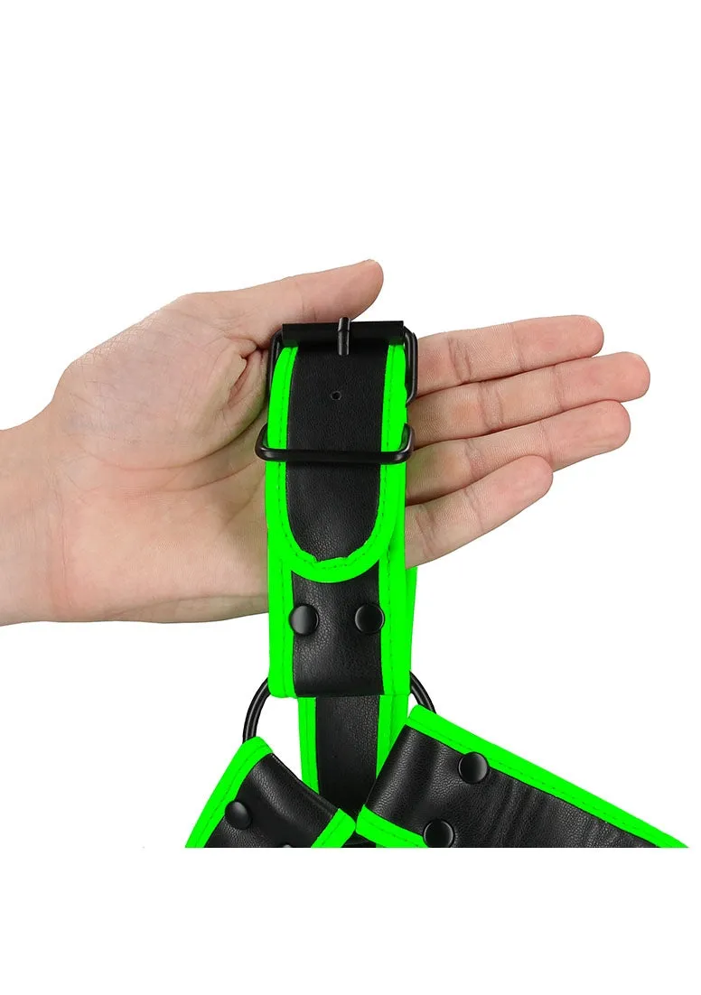 Chest Bulldog Harness - Glow In The Dark