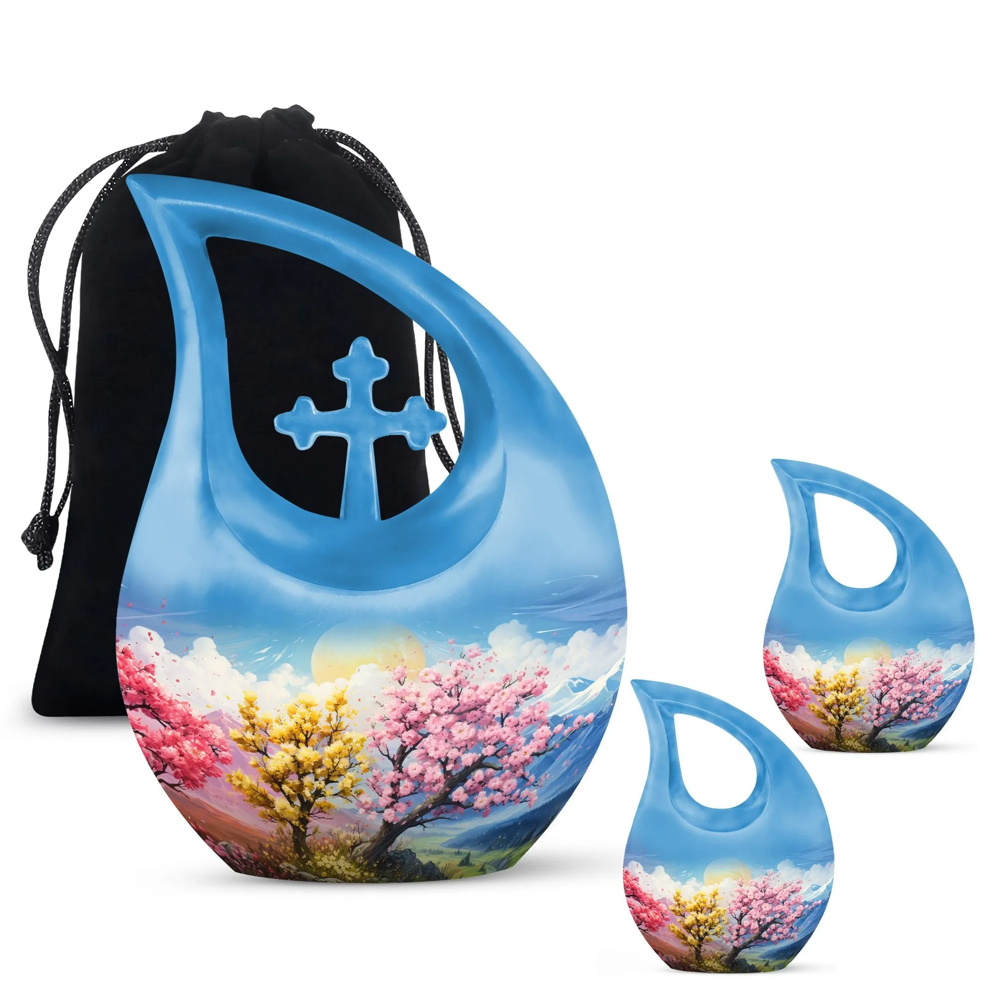 Cross Drop Wilderness Urn - An Memorial Tribute Ashes