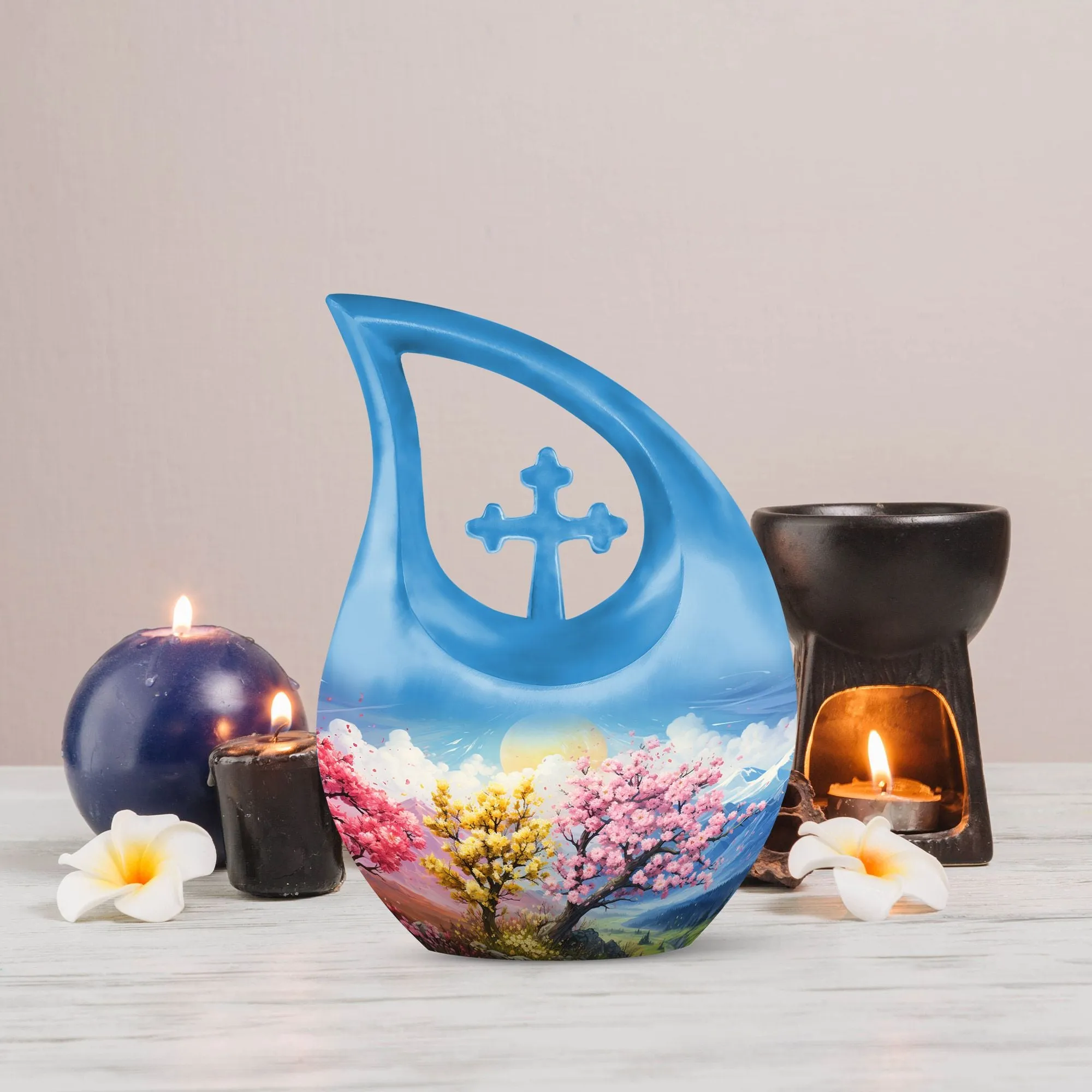 Cross Drop Wilderness Urn - An Memorial Tribute Ashes