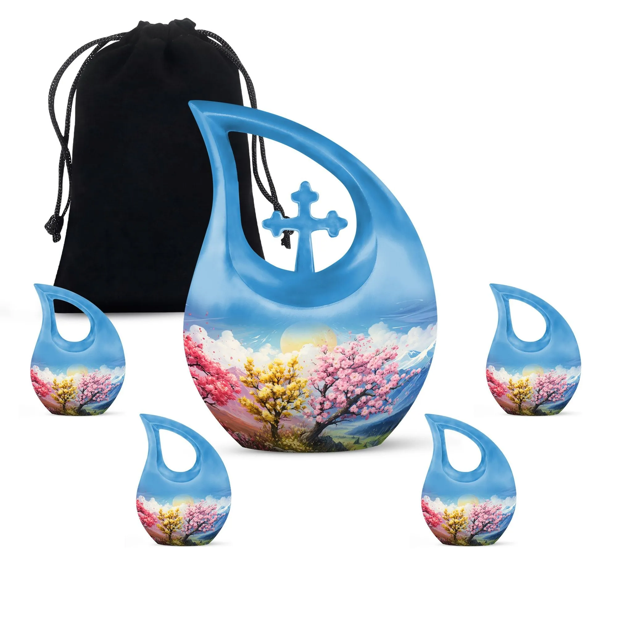 Cross Drop Wilderness Urn - An Memorial Tribute Ashes