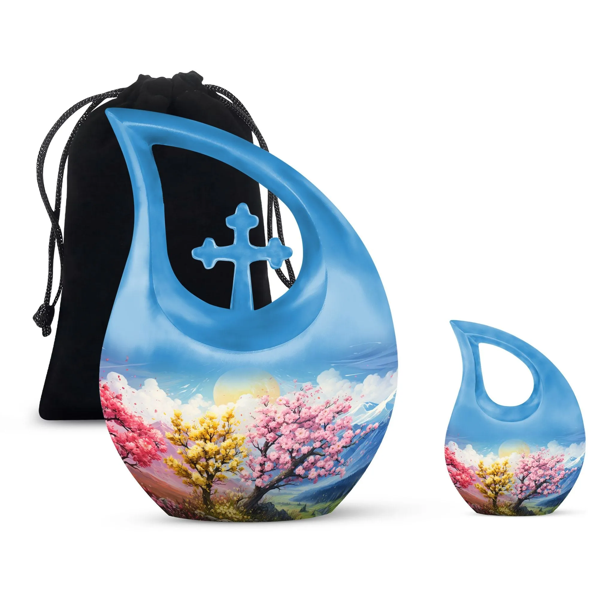 Cross Drop Wilderness Urn - An Memorial Tribute Ashes