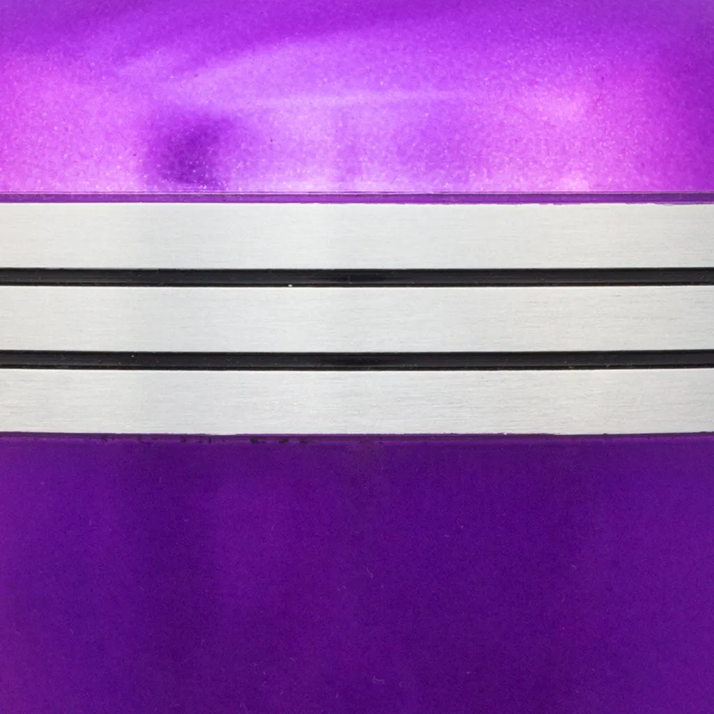 Dark Purple Banded Cremation Urn in Large