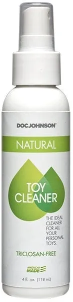 Doc Johnson Natural Sex Toy Cleaner Vibe Dildo Wash Sanitiser Spray 118ml