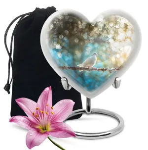 Dove Urn: A Lasting Tribute Cremation Piece for Peaceful Farewell