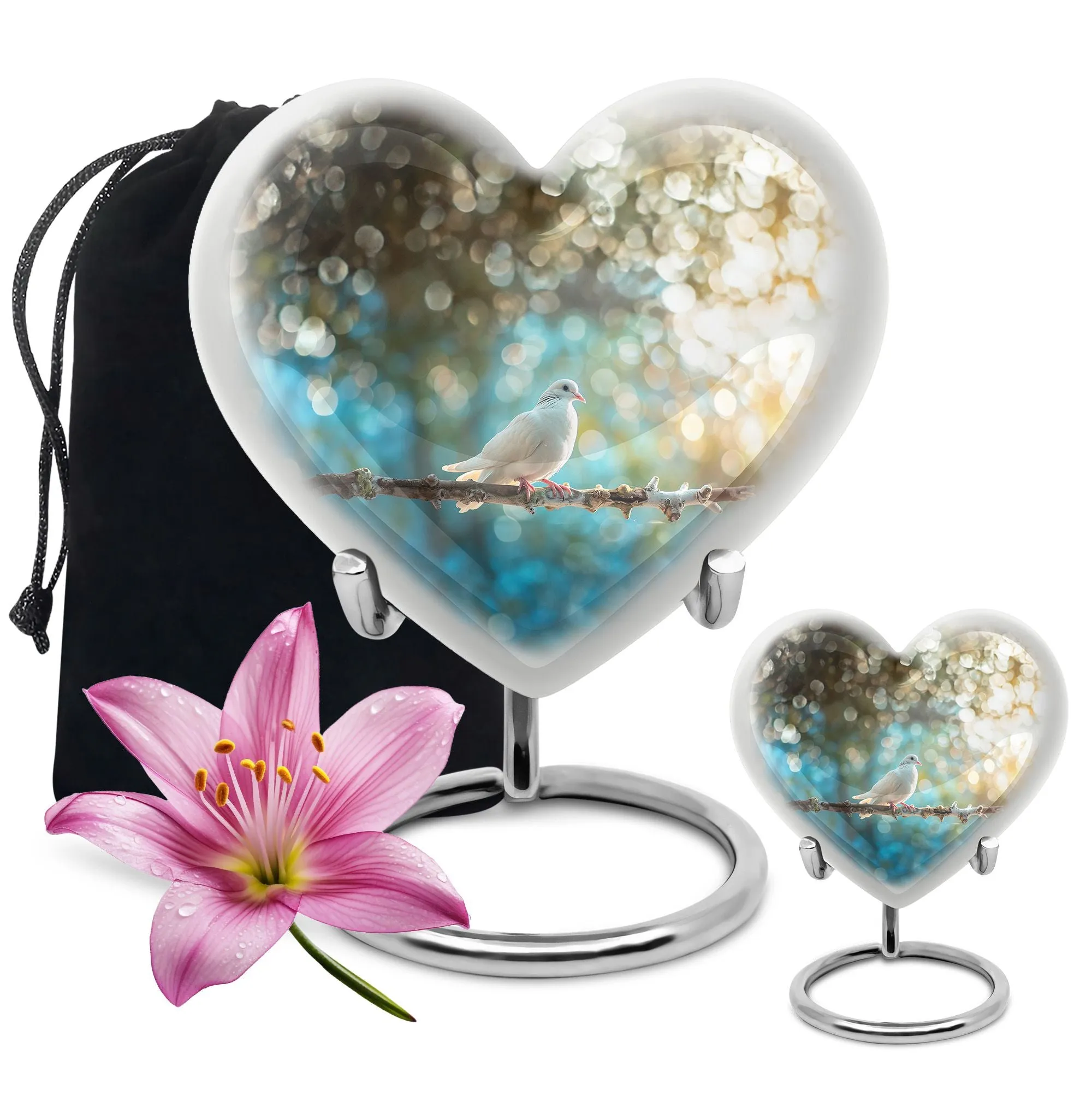 Dove Urn: A Lasting Tribute Cremation Piece for Peaceful Farewell
