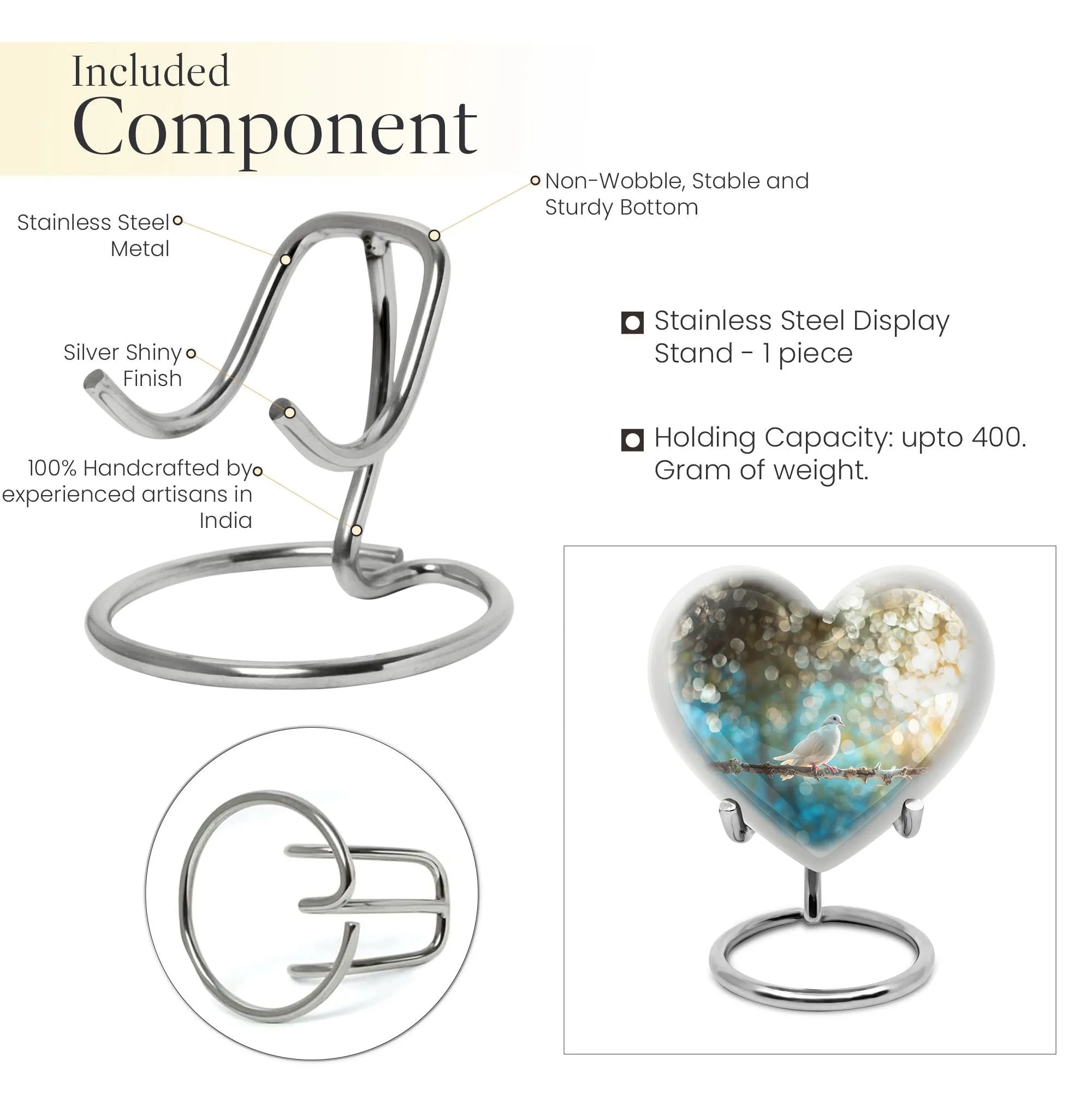 Dove Urn: A Lasting Tribute Cremation Piece for Peaceful Farewell