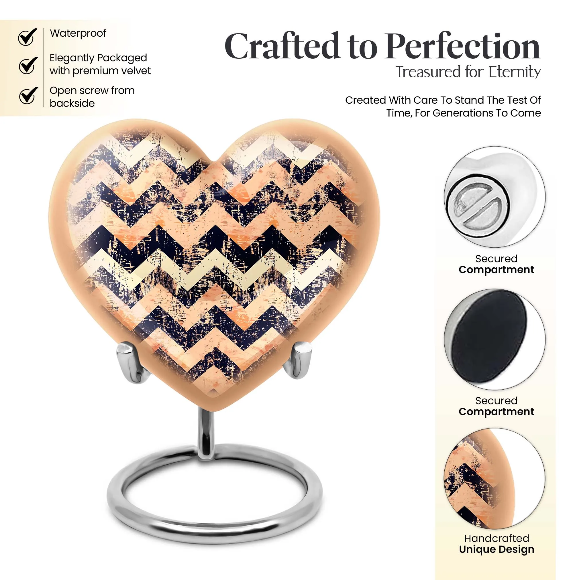 Exclusive Pattern Urn Unique Human Ashes Eternity Memorial