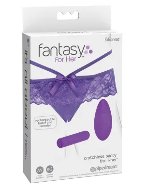 Fantasy For Her - Crotchless Panty Thrill-Her