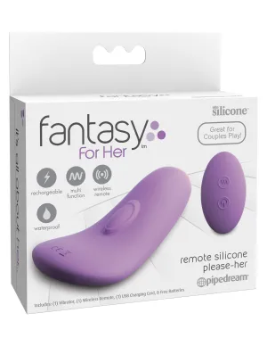 Fantasy For Her - Remote Silicone Please-Her