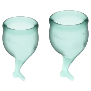 Feel Secure Menstrual Cup Dark Green 2pcs