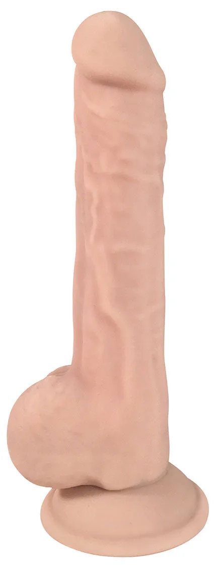 Fleshstixxx 9 Silicone Dildo With Balls