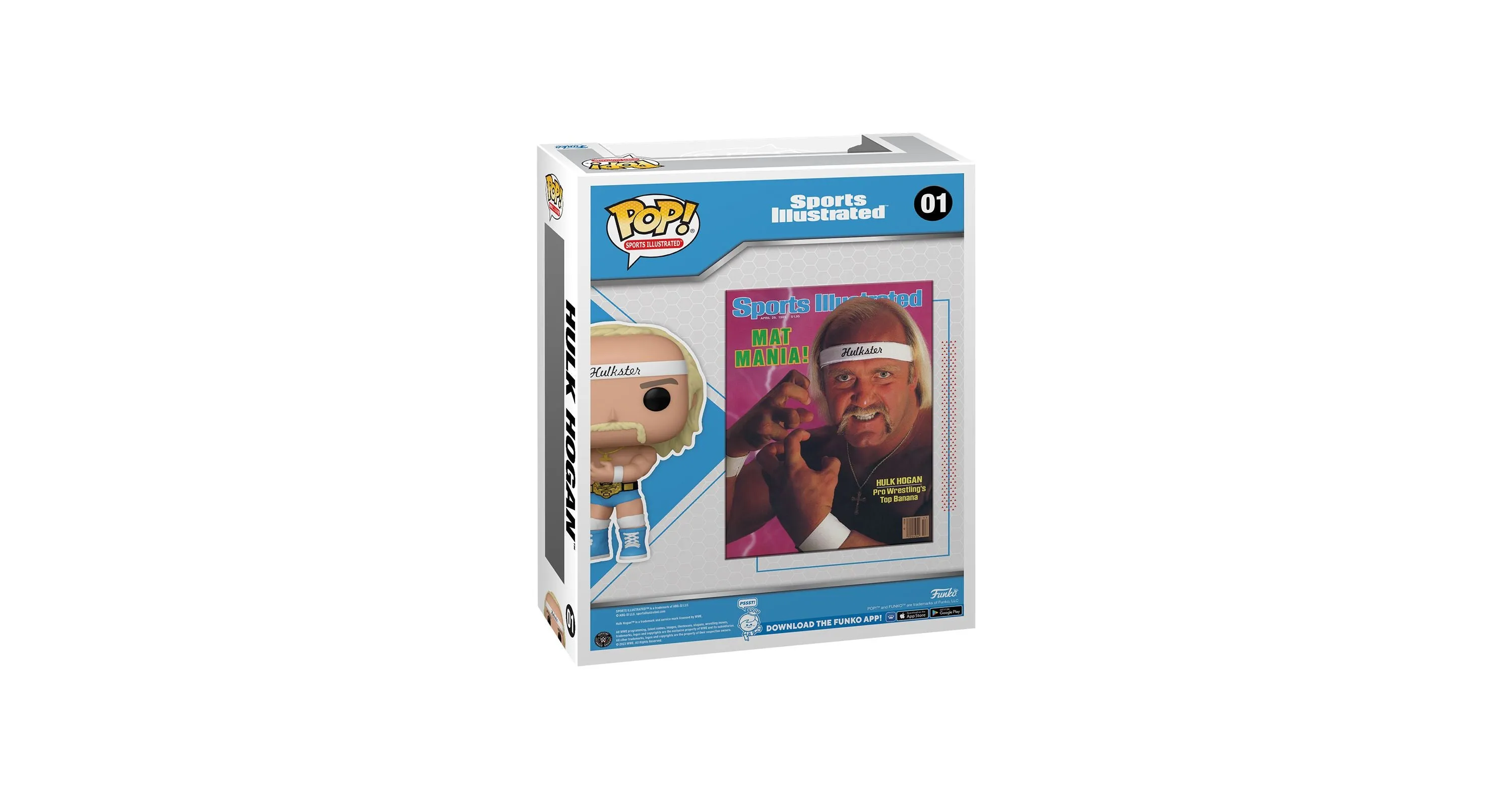 Funko Pop! WWE Hulkster 4-inch Vinyl Figure with Sports Illustrated Cover