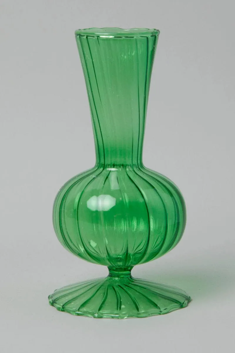Green Glass Vase