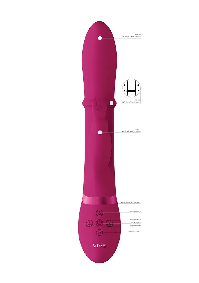 Halo - Ring Rabbit Vibrator - Pink