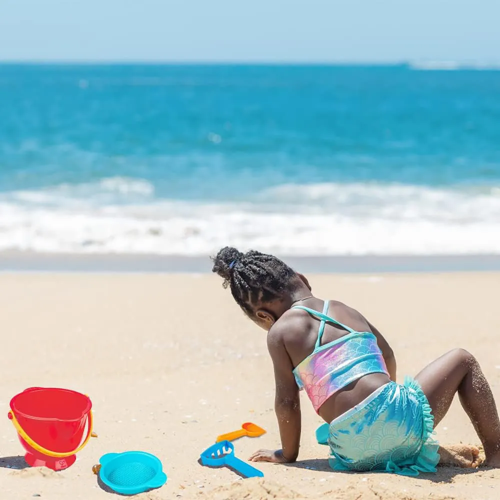 Hape Beach Basics - 4-Piece Sand Playset with Tools
