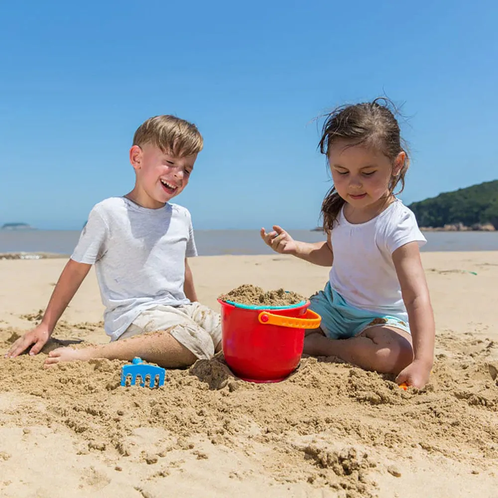 Hape Beach Basics - 4-Piece Sand Playset with Tools