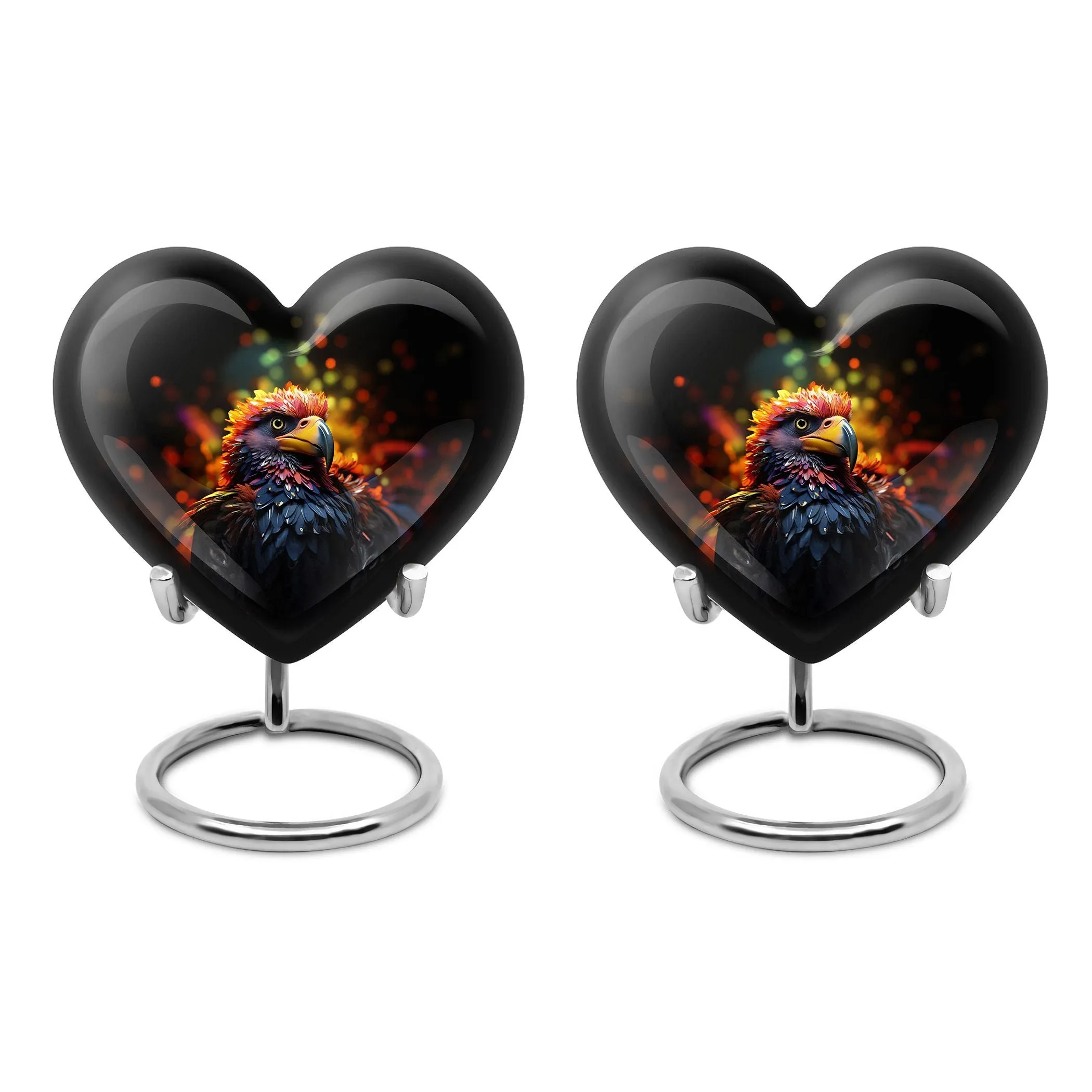 Harmonious Puffin Bird Elegy: Cremation Urn for Human Ashes