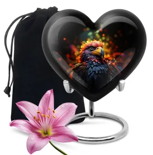 Harmonious Puffin Bird Elegy: Cremation Urn for Human Ashes