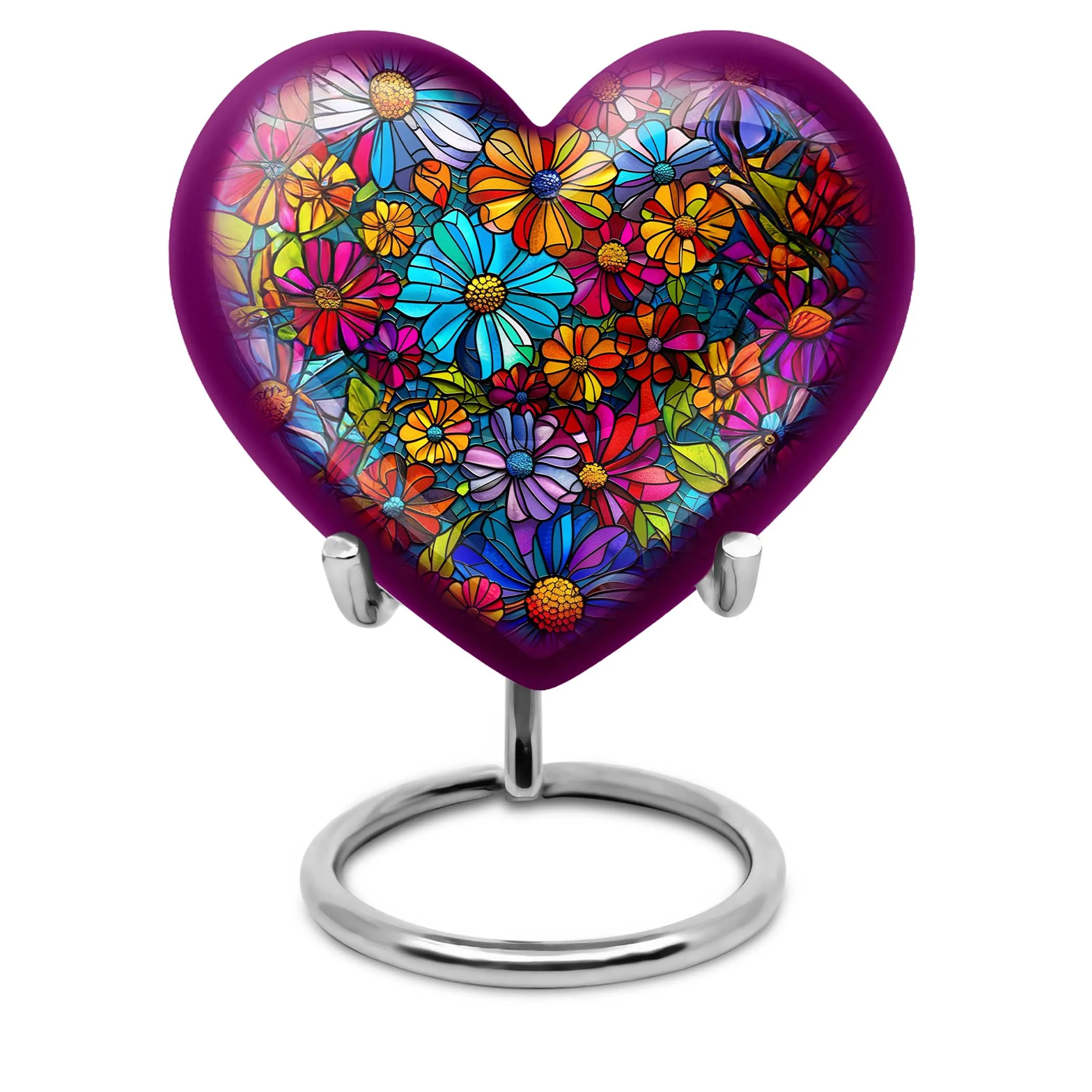 Heartfelt Blossoms: Cremation Flower Urn for Heavenly Repository