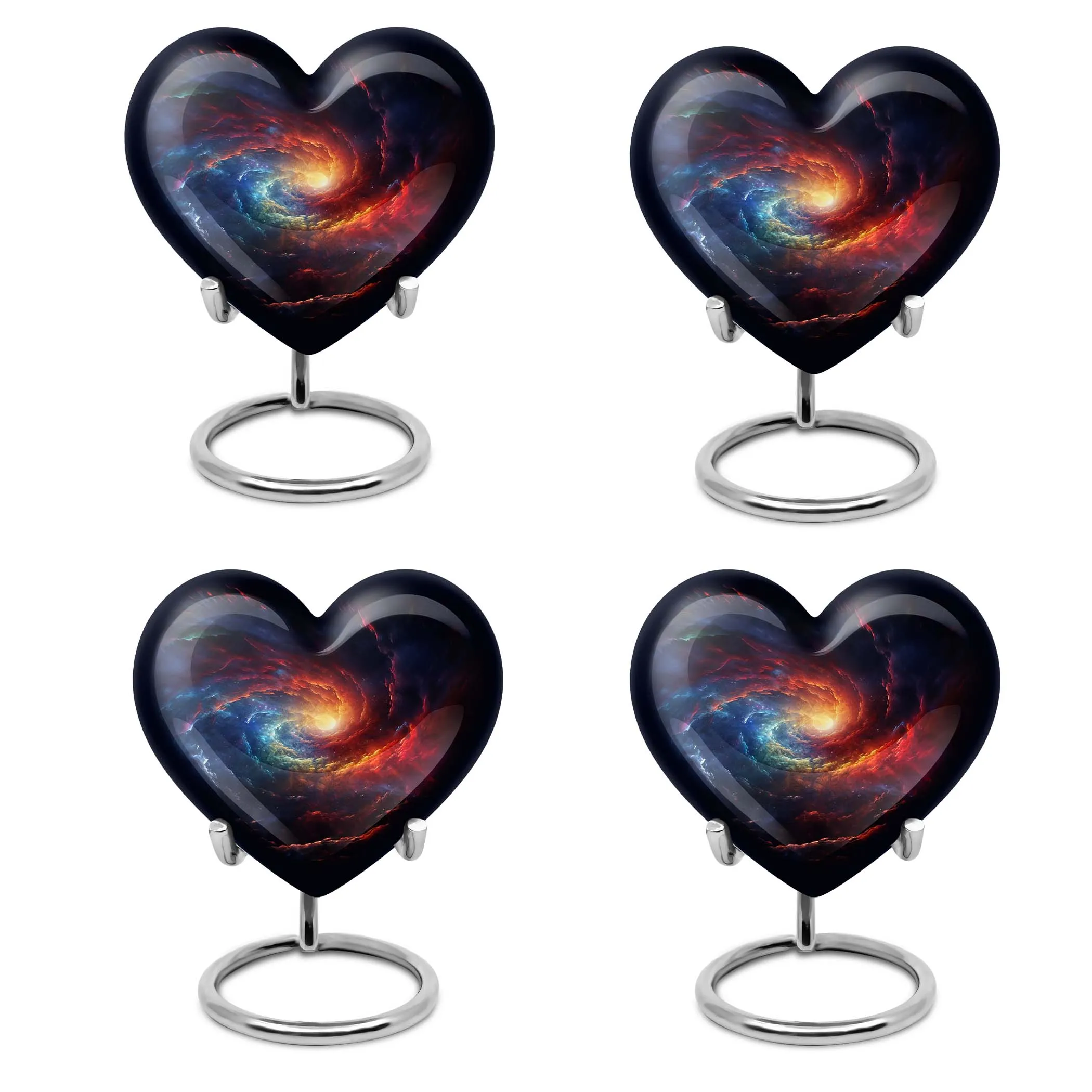 Heartfelt Rememberance - Unique Galaxy Urn for Custom Burial Memories, 10 Inches