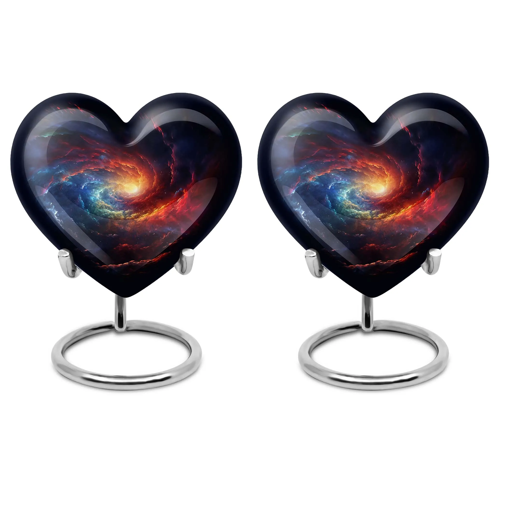 Heartfelt Rememberance - Unique Galaxy Urn for Custom Burial Memories, 10 Inches