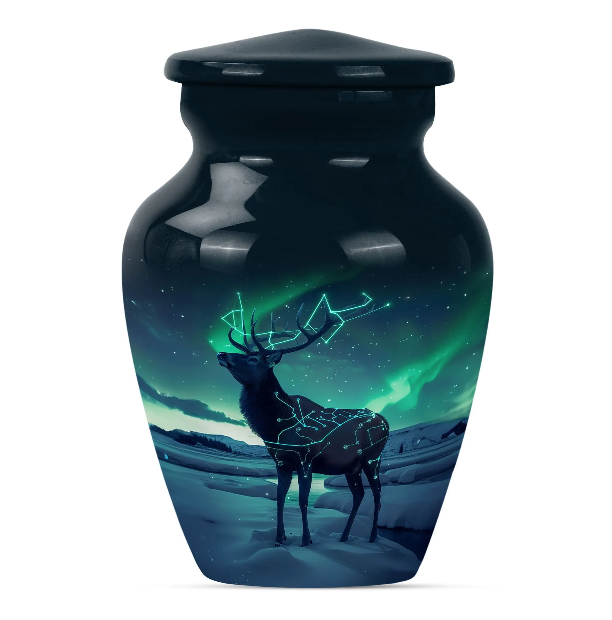 Heavenly Rest Deer Urn - Funeral Urn for Adult Male Dad
