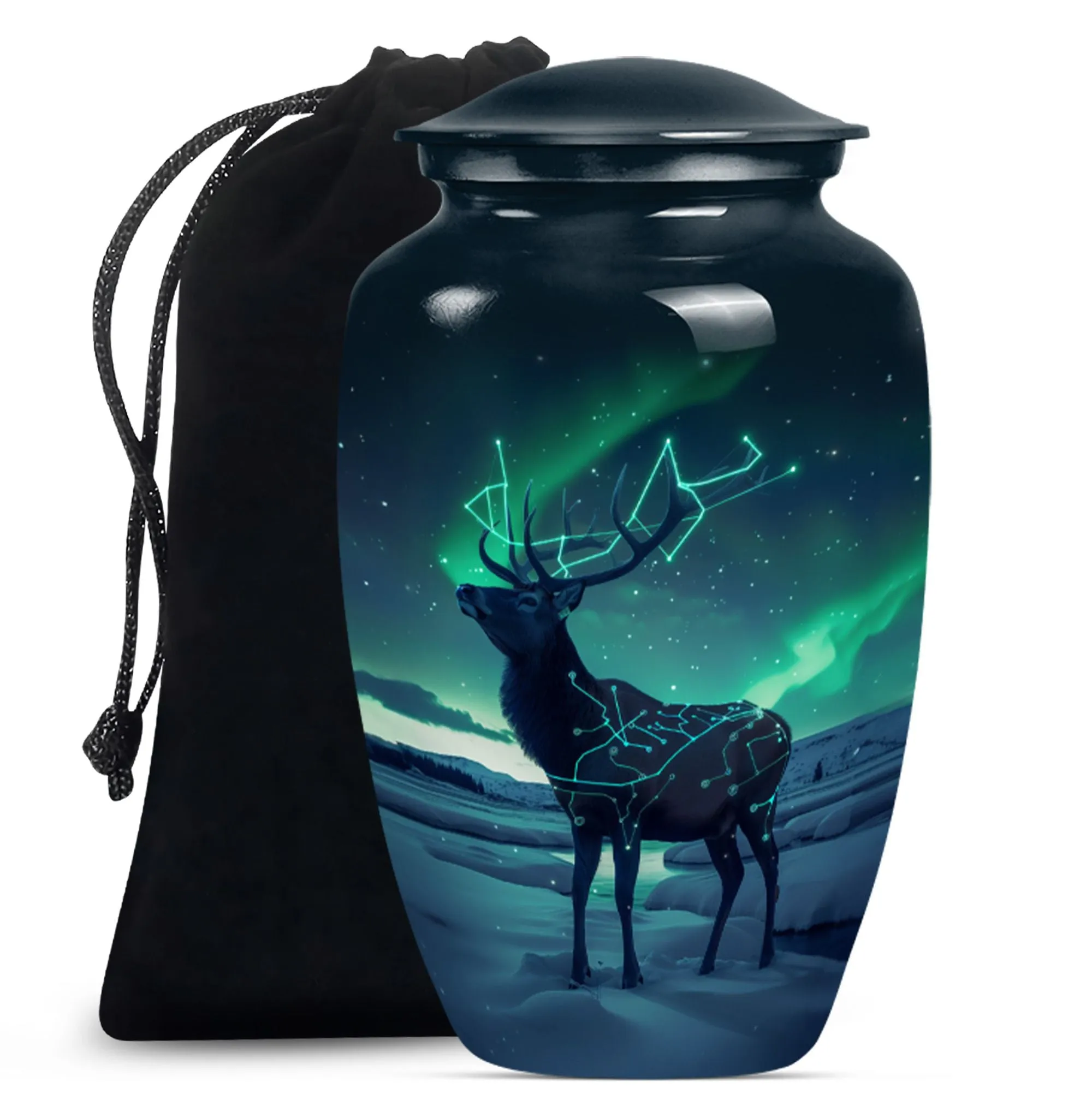 Heavenly Rest Deer Urn - Funeral Urn for Adult Male Dad