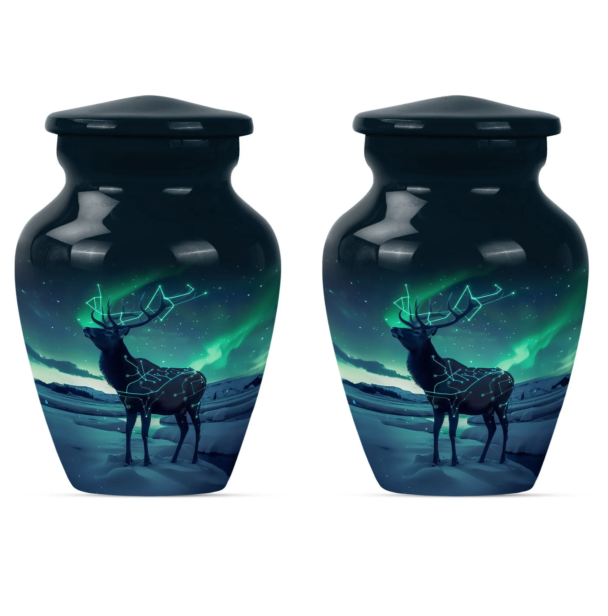 Heavenly Rest Deer Urn - Funeral Urn for Adult Male Dad