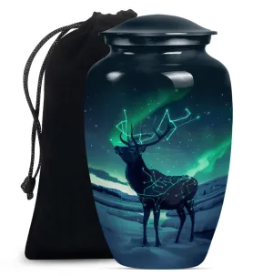 Heavenly Rest Deer Urn - Funeral Urn for Adult Male Dad