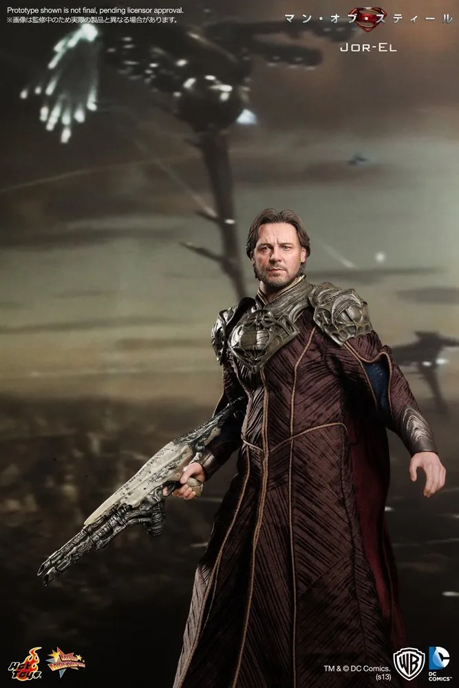 Hot Toys 1/6 Superman Man of Steel Jor-El Scale Action Figure MMS201