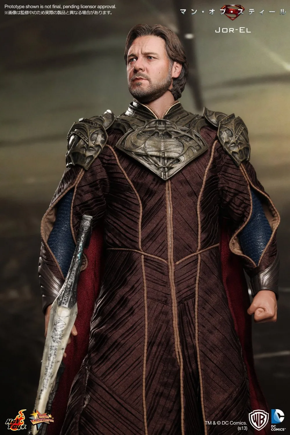 Hot Toys 1/6 Superman Man of Steel Jor-El Scale Action Figure MMS201
