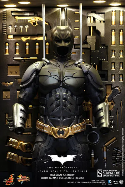 Hot Toys Batman Armory with Batman 12 Inch 1/6 Scale Action Figure MMS234