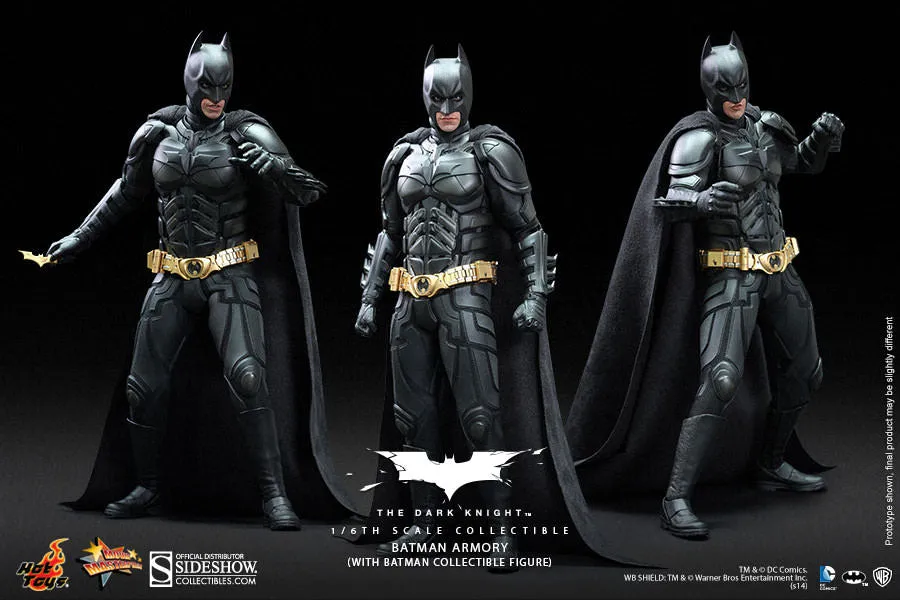 Hot Toys Batman Armory with Batman 12 Inch 1/6 Scale Action Figure MMS234