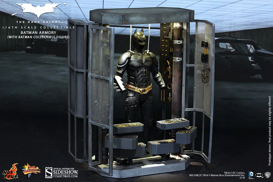 Hot Toys Batman Armory with Batman 12 Inch 1/6 Scale Action Figure MMS234