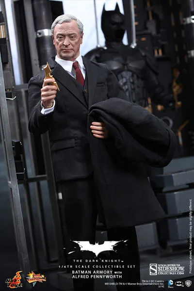 Hot Toys Batman Armory with Bruce Wayne and Alfred 12 Inch 1/6 Scale Action Figure MMS236