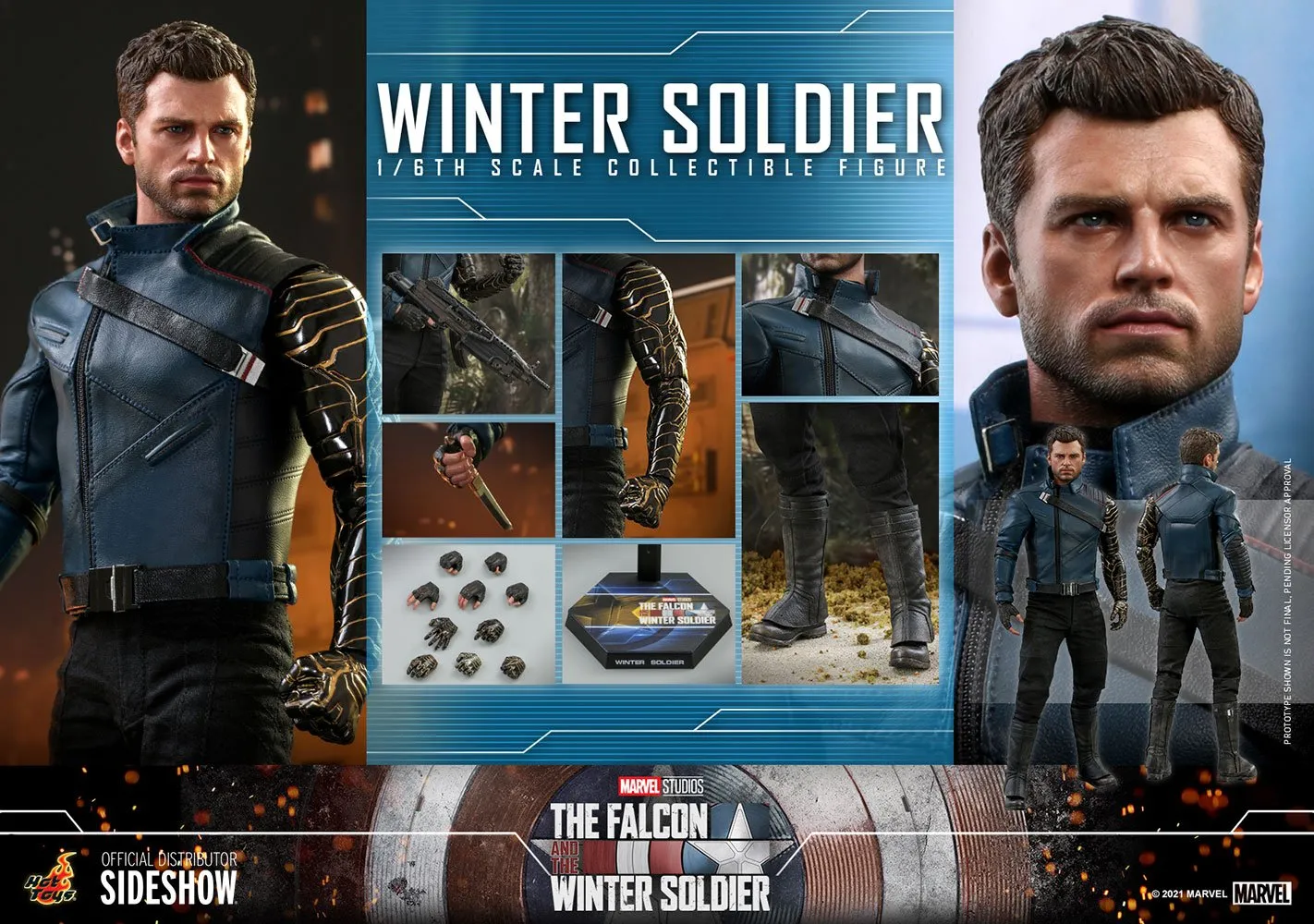 Hot Toys TV Masterpiece 1/6 Scale Figure - The Winter Soldier (The Falcon and the Winter Soldier)