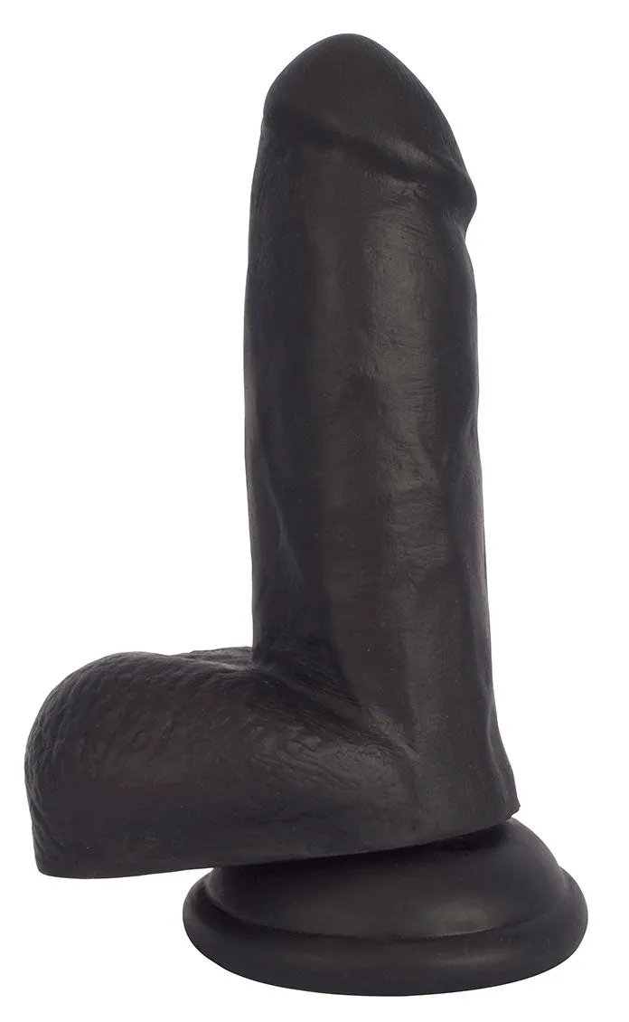 Jock 6 Dildo With Balls - Midnight