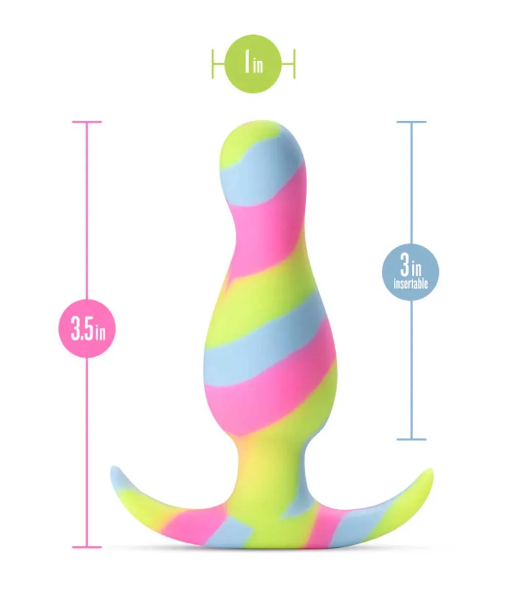 Kaleido Lime Silicone Butt Plug